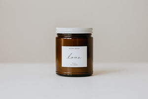LOVE candle by moon + mana