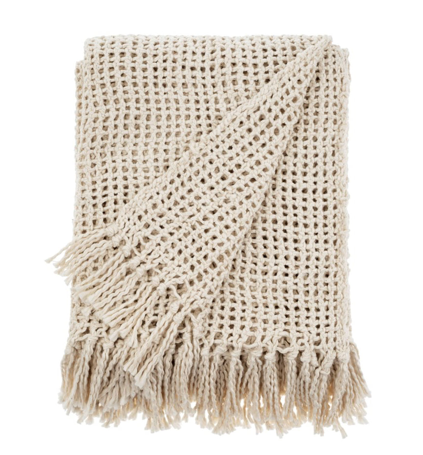 Cottage Cotton Knit Throw