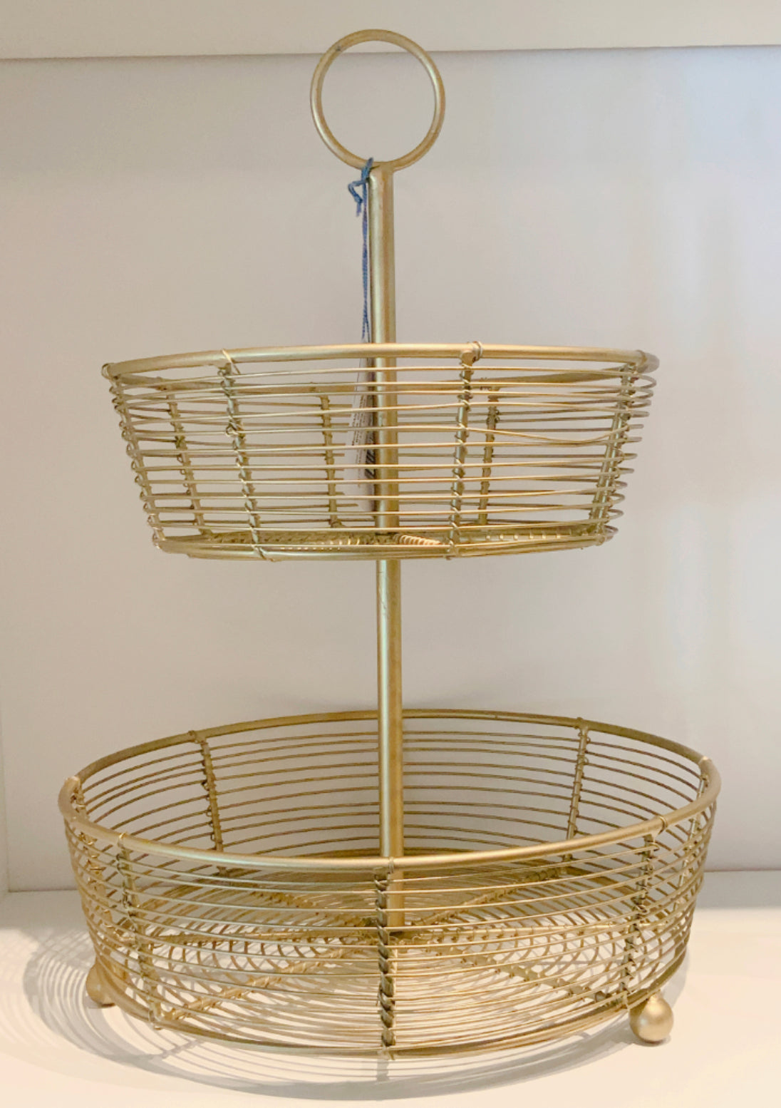 Gold Iron Stand/Bowl