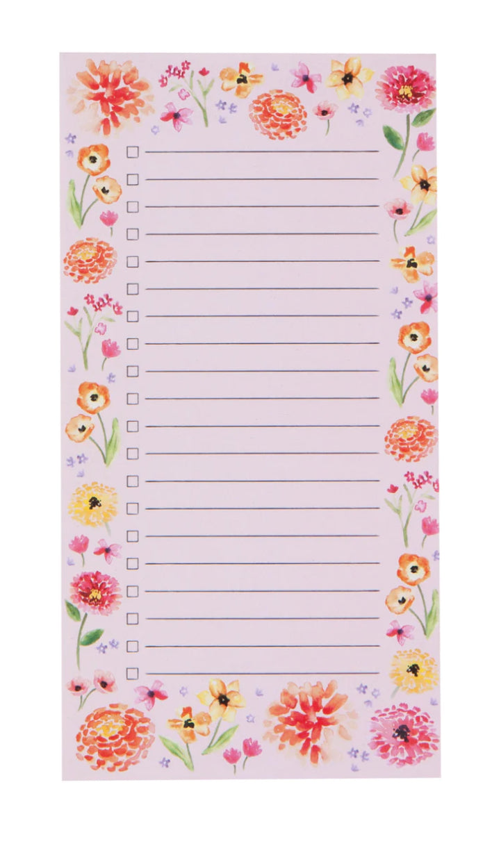 Magnetic Note Pad List It Cottage Floral - Danica
