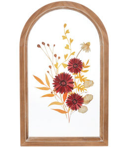Arch Frame Pressed Flower Wall Decor