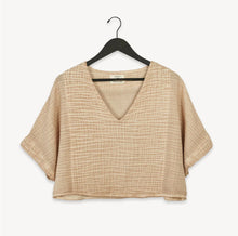 Load image into Gallery viewer, POKOLOKO Crinkle Top Beige
