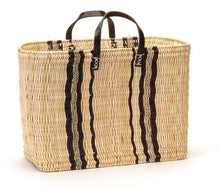 Load image into Gallery viewer, Rectangle Market Indigo Stripe Bag
