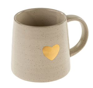 Gold heart mug 4-7549