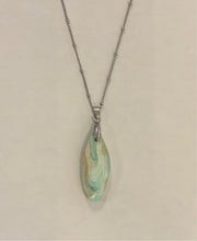 Load image into Gallery viewer, Maiden Perras Blue Aragonite Necklace
