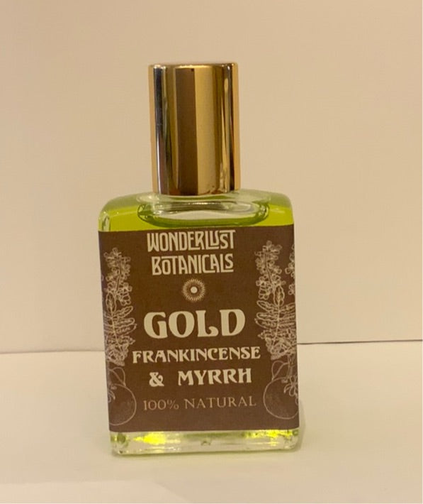 Wanderlust Botanicals Essential Oil Perfume - Gold