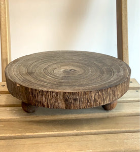 Wood Circle Small Table