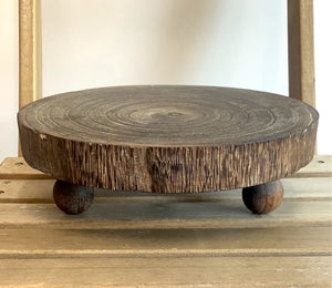 Wood Circle Small Table