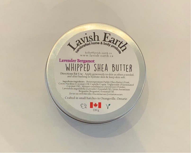 Lavish Earth Whipped Shea Butter - Lavender Bergamot