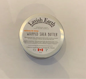 Lavish Earth Whipped Shea Butter - Satsuma & Citrus