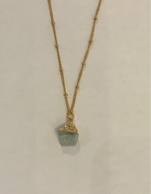 Maiden Perras Aquamarine Necklace