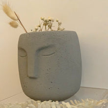 Load image into Gallery viewer, Grey Face Planter
