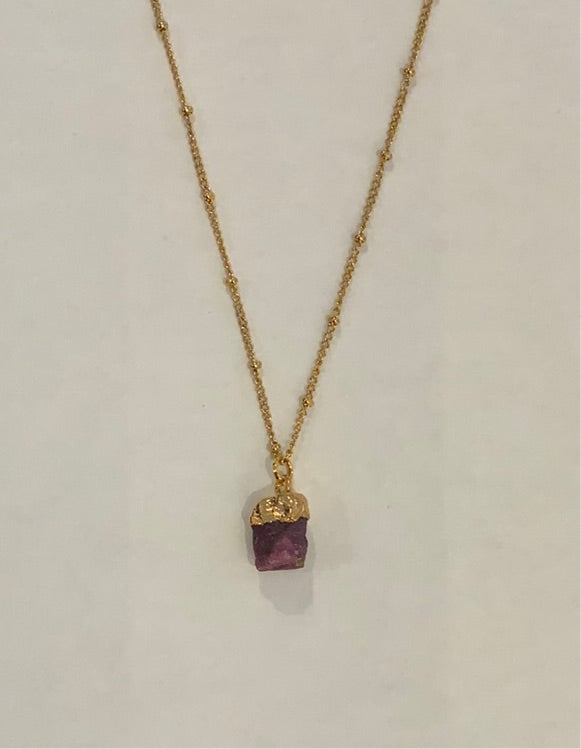Maiden Perras Ruby Necklace