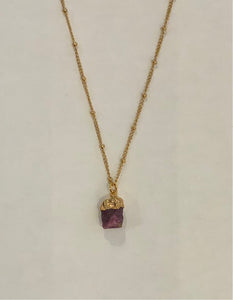 Maiden Perras Ruby Necklace