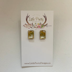 Little Pretty Square Stud Earrings