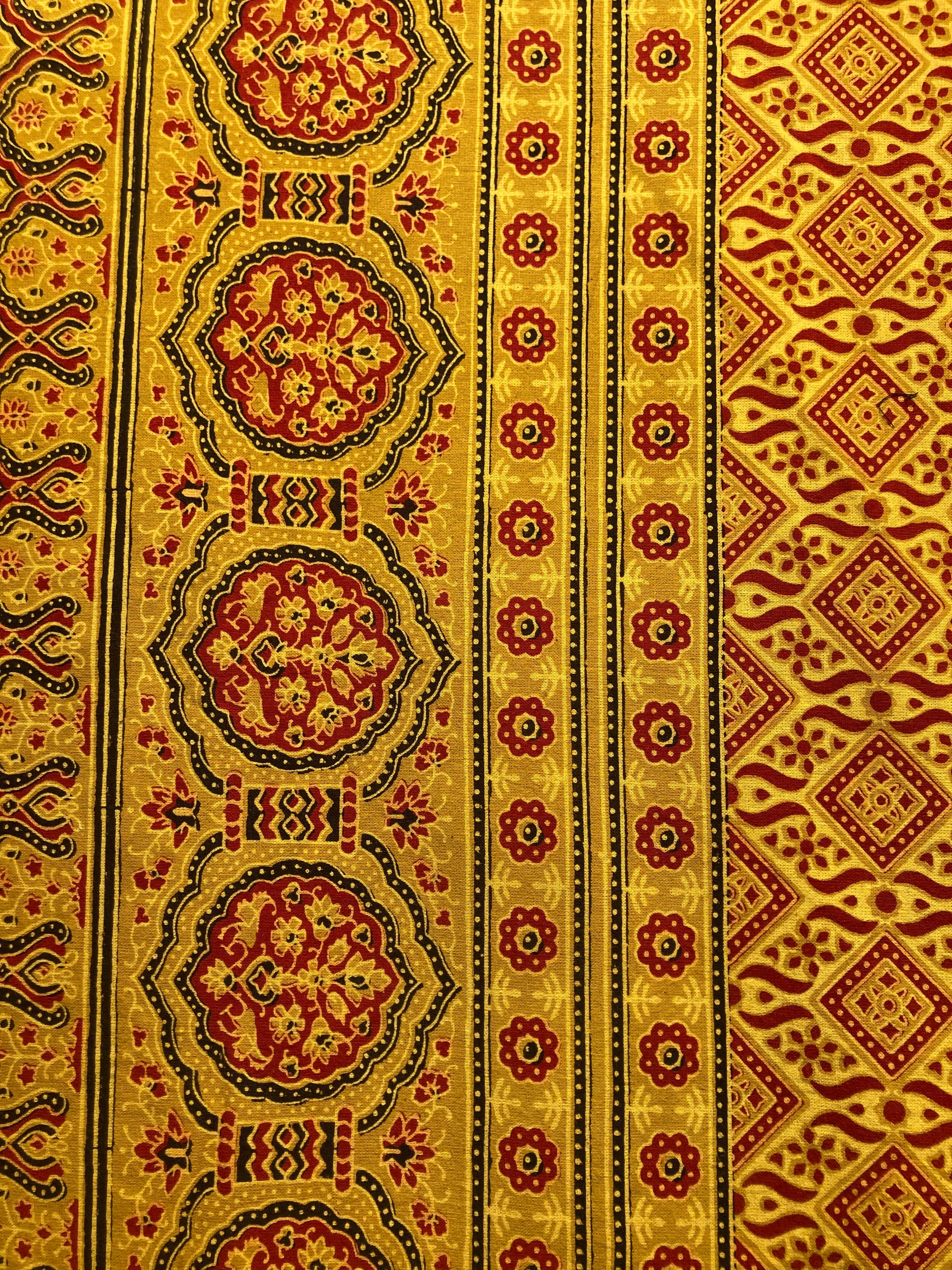 Ajrakh Block Printed Duvet Cover