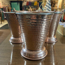 Load image into Gallery viewer, Copper Daal Bucket ( Pure Copper and Stainless Steel w/ Handle)
