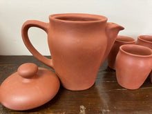 Load image into Gallery viewer, Clay Pot and Cups-1 pot and 6 cups
