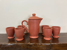 Load image into Gallery viewer, Pitcher with Clay Cups.  1 jug / s6 cups
