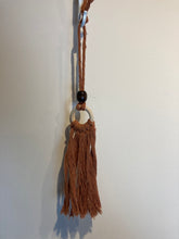 Load image into Gallery viewer, Macramé Hanging Car Essential Oil Diffuser - Canadian Hemp -
