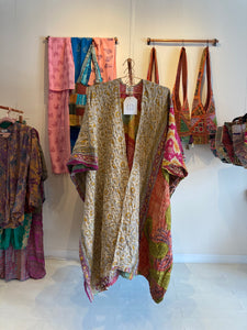 Kimono Dusters - WanderBird (Made from Vintage Kantha Blankets)