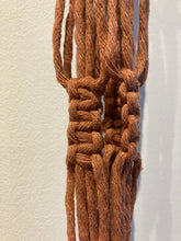 Load image into Gallery viewer, Macramé Plant Hangers - Canadian Hemp - Rust - Small
