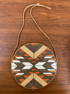 Desert Collection Aztec Design - Wall Hanging Trivets - Plaid and Peaches - Medium